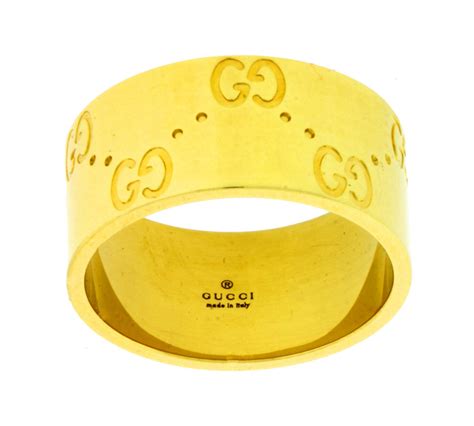 gucci icon 18k ring.